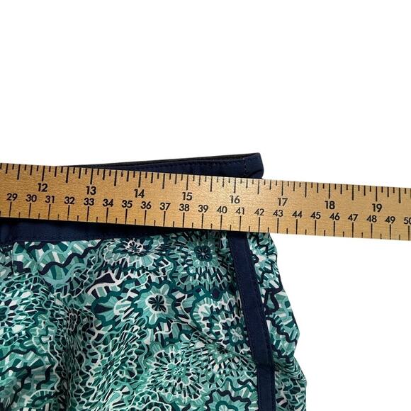 Vissla Blue Green Floral Mosaic Boardshorts Upcycled Stretch Swim Trunks Sz 33 - Picture 7 of 9